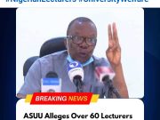 Over 60 Lecturers Died In The Last 3 Months, Prioritize Your Health, ASUU President Admonishes