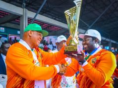 Naira Rain In Uyo As Gov Eno Rewards Medalists At The Closing Ceremony Of Akwa Ibom State Sports Festival, Pledges Total Commitment To Sports Development