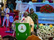 “Hate is Not an Option” – President Tinubu Preaches Peace and Religious Tolerance at Funeral of APC National Chairman’s Mother