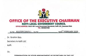 Local Govt Council Secretary Sack Over Alleged Unethical Utterances