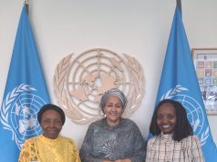 Former Nigerian Ambassador To The Netherlands, Prof Lar Visits UN Hqtrs, Pays Glowing Tributes To Nigerian Leaders
