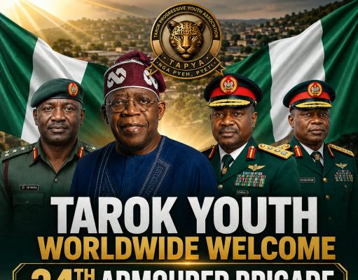 Tarok Youth Worldwide Appreciate President Tinubu For Honouring The “Home of Generals” With 24 Armoured Brigade Command